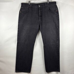 Levi Men's Classic Black Men's Jeans 501 size 40x30